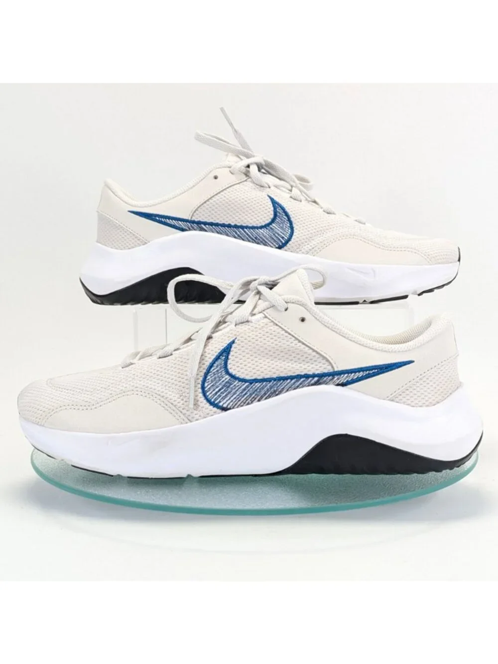 Nike Legend Essential 3 Next Natura Mens Size 10.5 White Running Shoes Sneakers - Picture 3 of 10